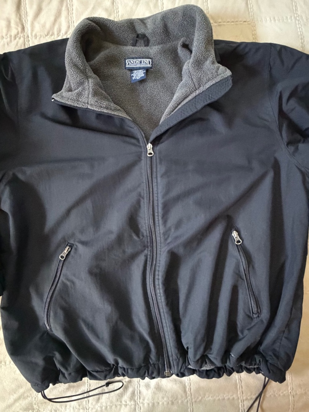 Vintage Women's Lands’ End Fleece-Lined Jacket XL 18–20